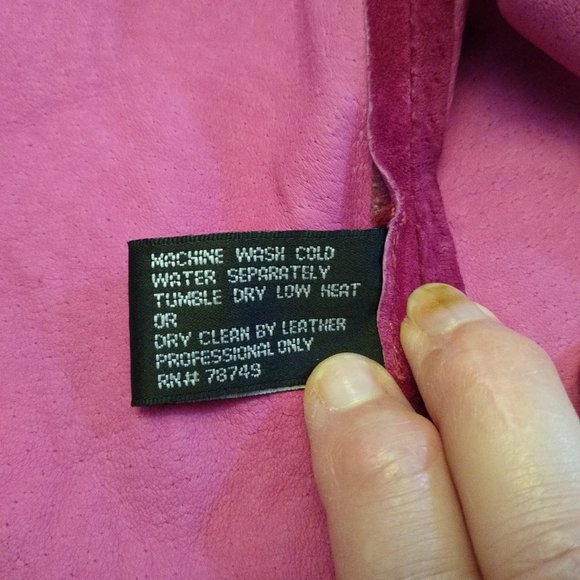 Pink Washable Genuine Suede, Cap Sleeve Top, Arden B, Vintage (mid 90s) Size XS - Picture 12 of 16